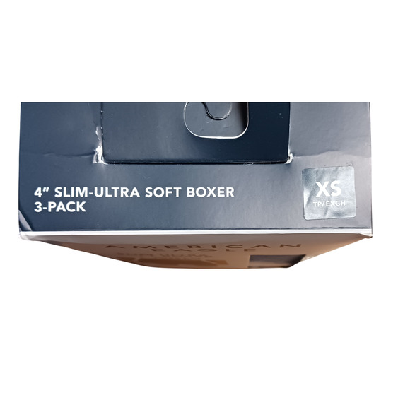 American Eagle Men’s Stretch Boxer 3-Pack Ultra Soft 4" Inseam XS (26-28) New - Picture 9 of 16